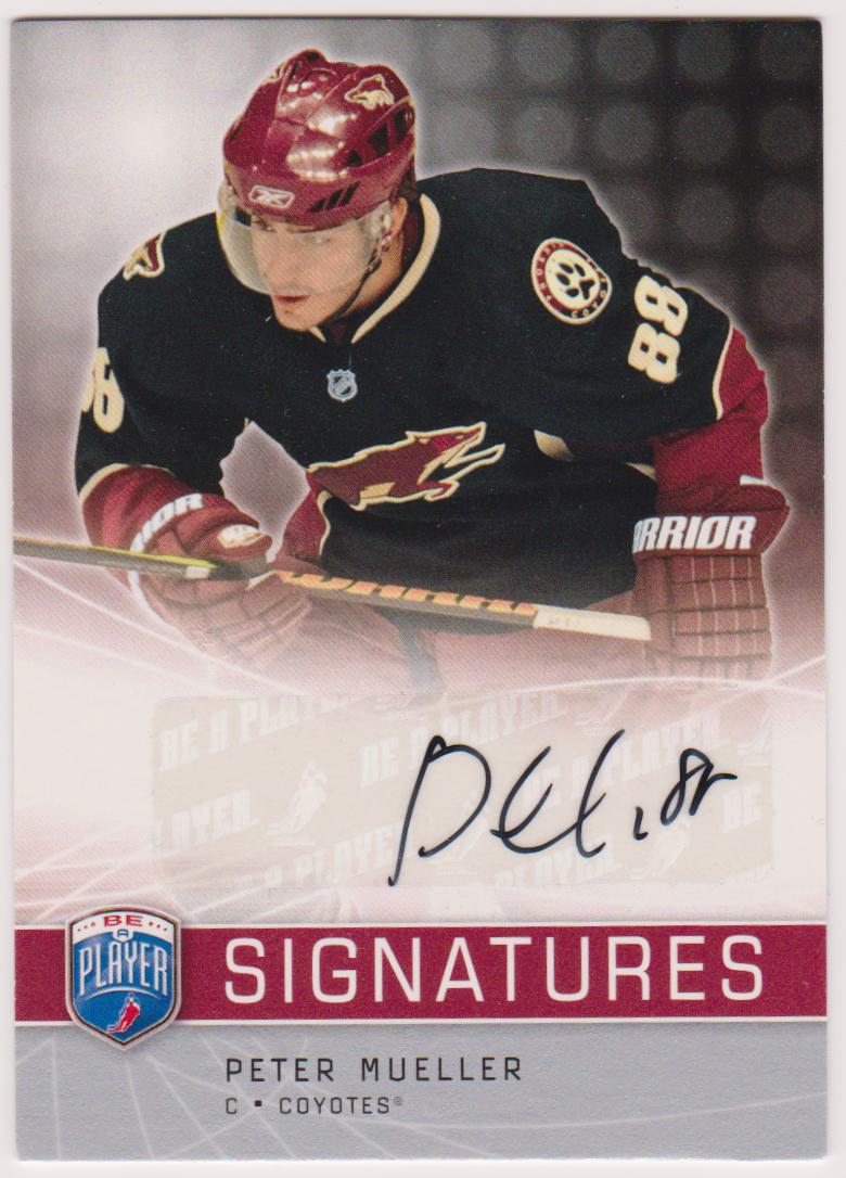 (image for) 2008-09 Be A Player Signatures #SMU Peter Mueller