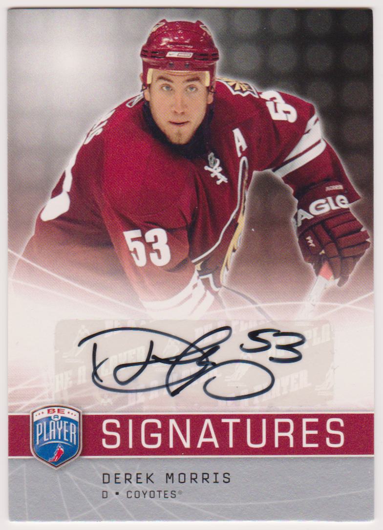 (image for) 2008-09 Be A Player Signatures #SMO Derek Morris