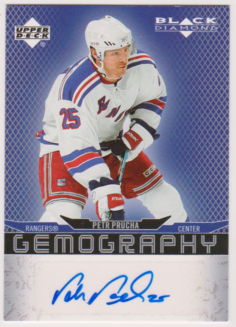(image for) 2007-08 Black Diamond Gemography #GPP Petr Prucha AUTO