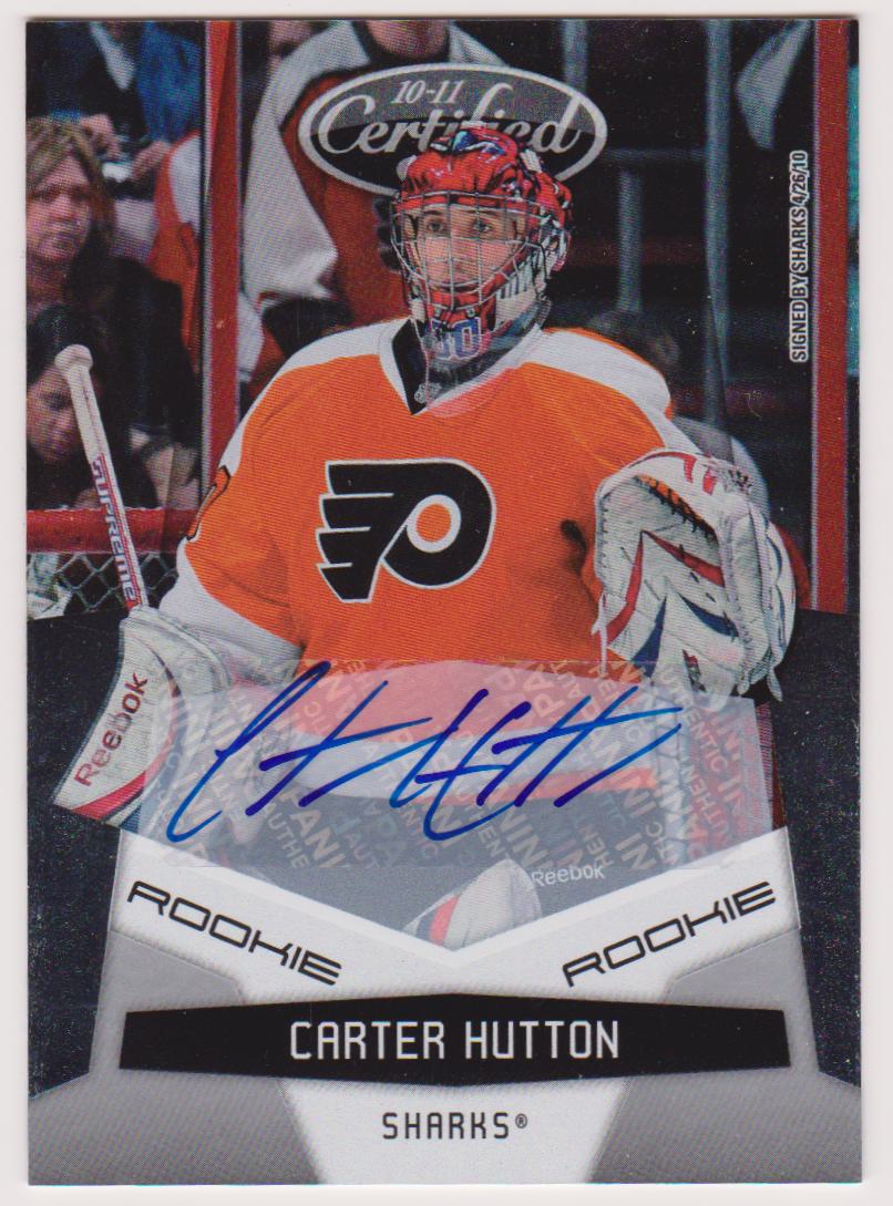 (image for) 2010-11 Certified #208 Carter Hutton AUTO RC 634/799