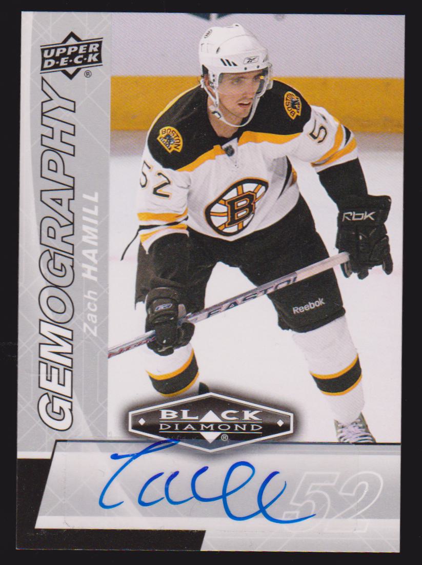 (image for) 2010-11 Black Diamond Gemography #GZH Zach Hamill AUTO