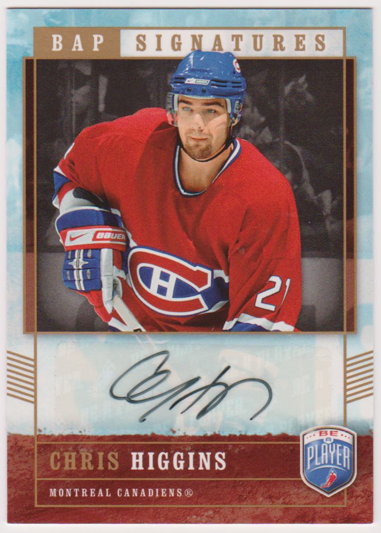 (image for) 2006-07 Be A Player Signatures #HI Chris Higgins