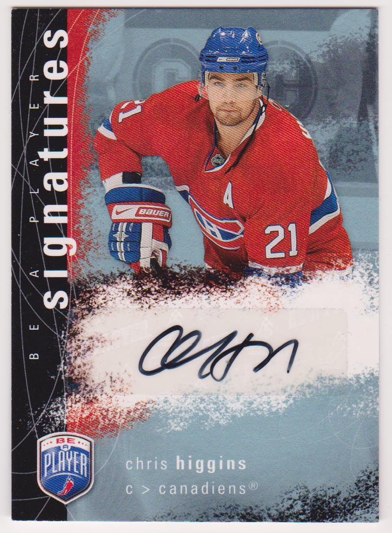 (image for) 2007-08 Be A Player Signatures #SCH Chris Higgins
