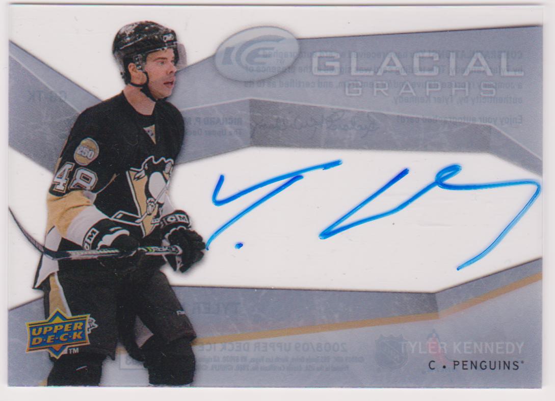 (image for) 2008-09 Upper Deck Ice Glacial Graphs #GGTK Tyler Kennedy