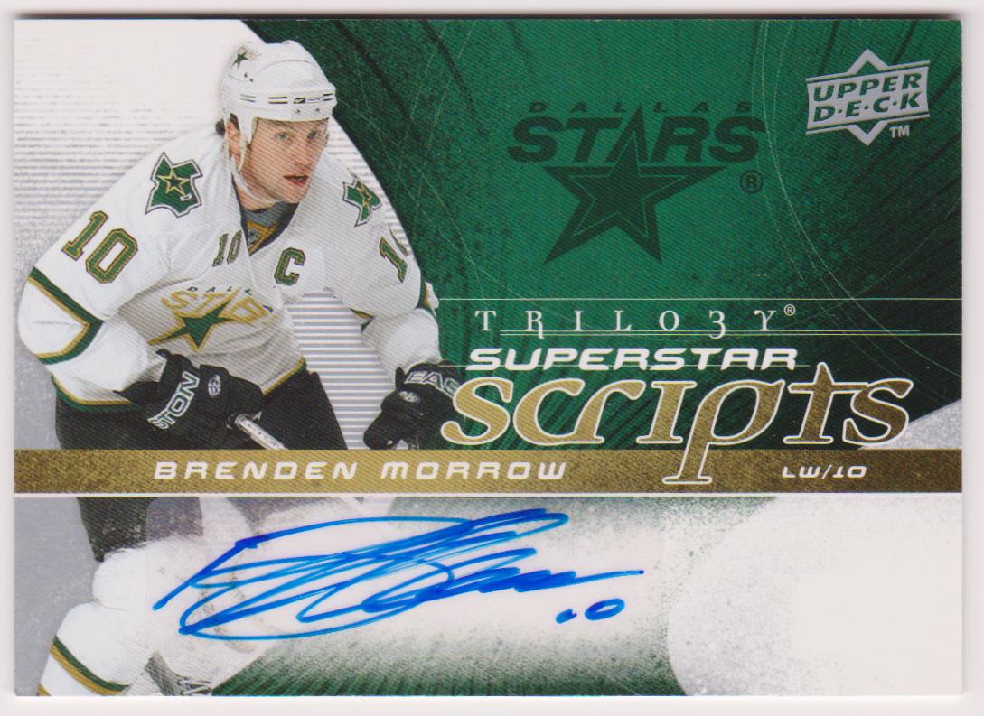 (image for) 2008-09 Upper Deck Trilogy Superstar Scripts #SSBM Brenden Morrow