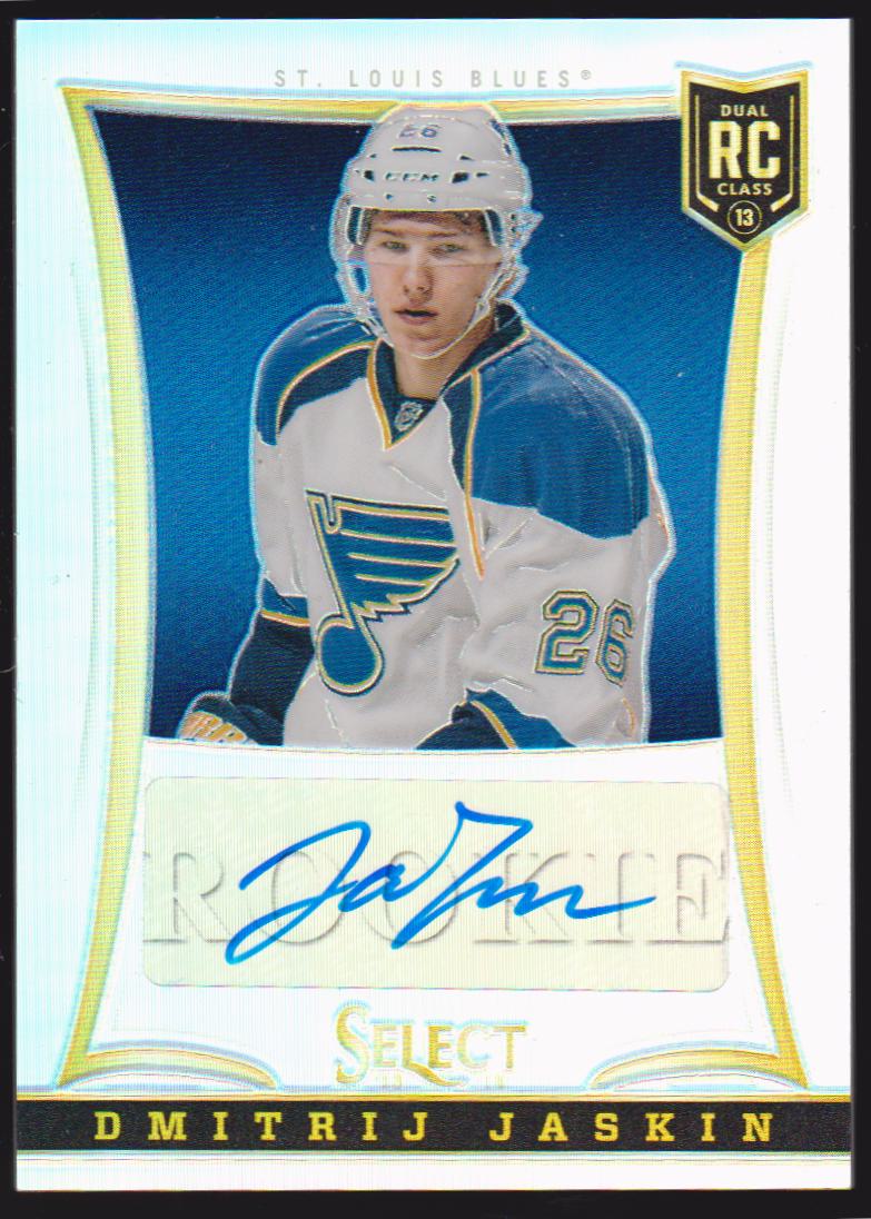 2013-14 Select Prizms #251 Dmitrij Jaskin AUTO 29/99 - RC Year (image for) 2013-14 Select Prizms #251 Dmitrij Jaskin AUTO 29/99 - RC Year