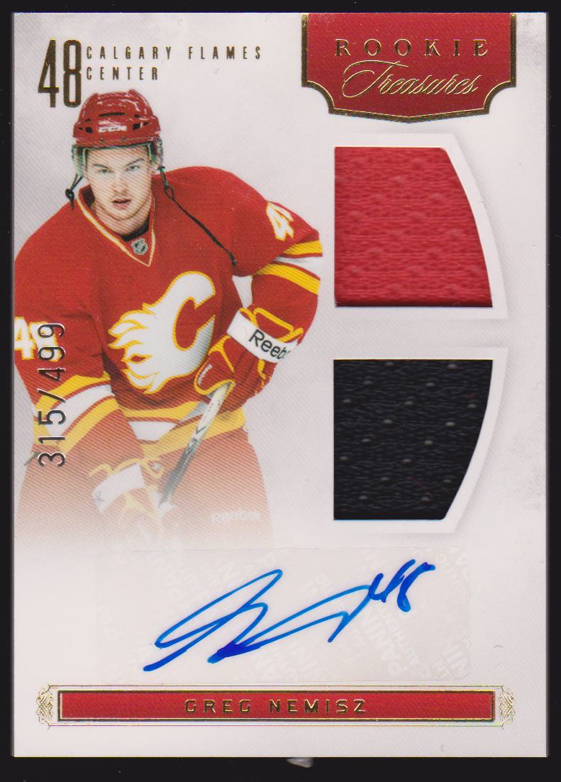 2011-12 Panini Rookie Anthology #121 Greg Nemisz RC AUTO 315/499 (image for) 2011-12 Panini Rookie Anthology #121 Greg Nemisz RC AUTO 315/499