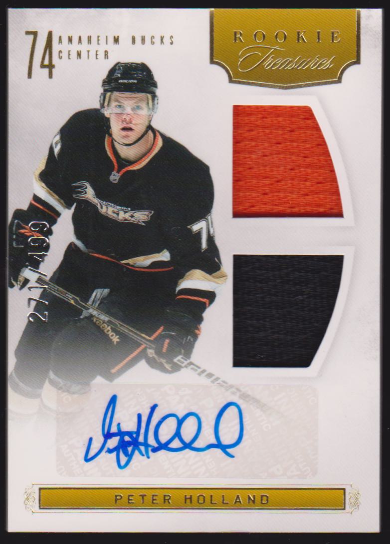 2011-12 Panini Rookie Anthology #161 Peter Holland RC AUTO 271/499 (image for) 2011-12 Panini Rookie Anthology #161 Peter Holland RC AUTO 271/499