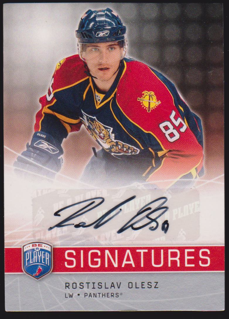 (image for) 2008-09 Be A Player Signatures #SRO Rostislav Olesz