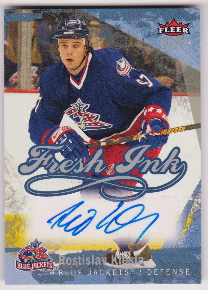 (image for) 2007-08 Ultra Fresh Ink #FIRK Rostislav Klesla AUTO