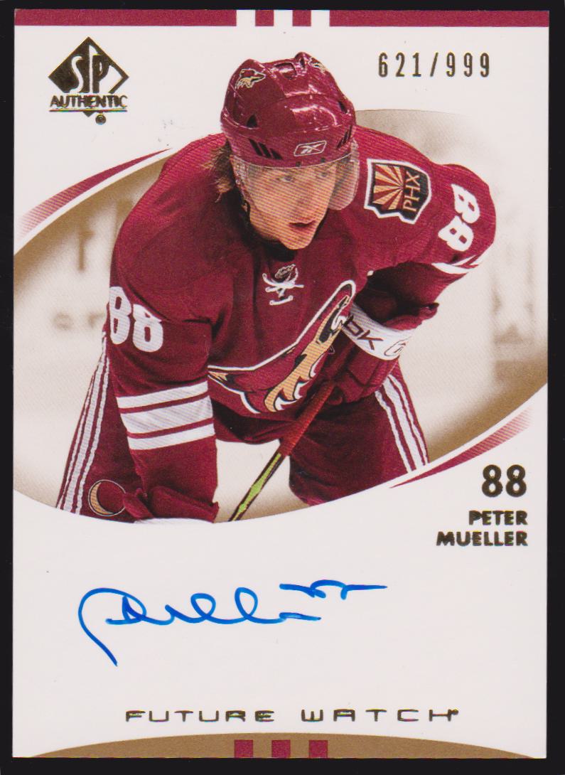 (image for) 2007-08 SP Authentic #237 Peter Mueller AUTO RC 621/999