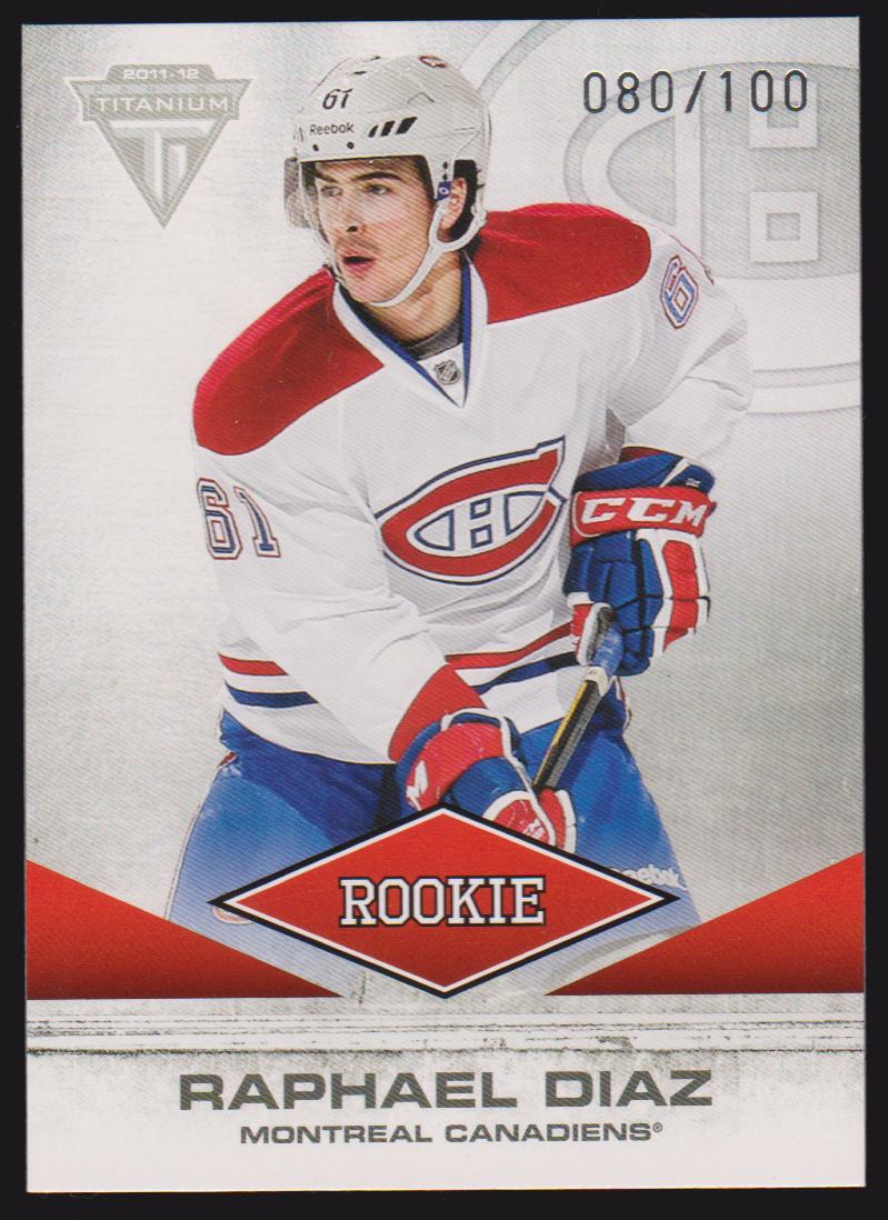 (image for) 2011-12 Panini Titanium Spectrum #120 Raphael Diaz 080/100