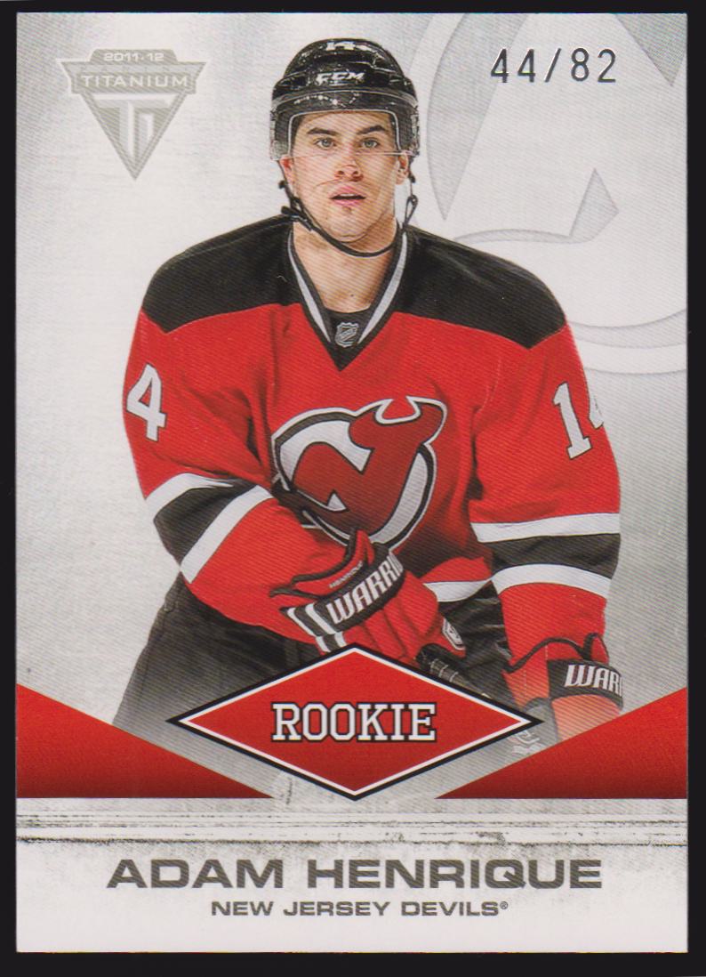 (image for) 2011-12 Panini Titanium Spectrum #189 Adam Henrique 44/82 - RC Year