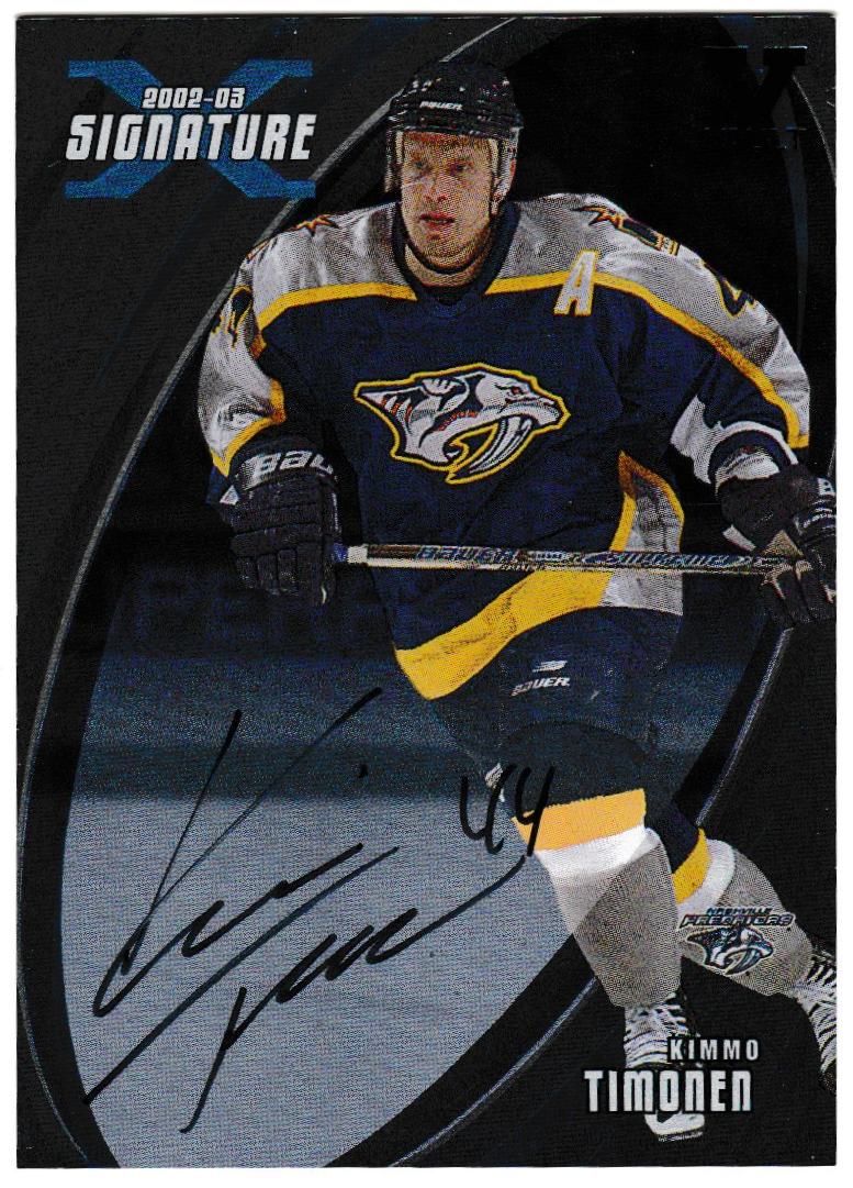 (image for) 2002-03 BAP Signature Series Autographs #34 Kimmo Timonen VAULT
