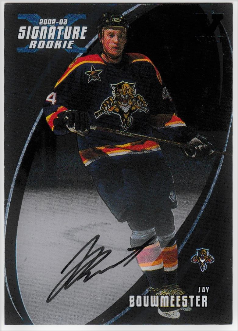 (image for) 2002-03 BAP Signature Series Autographs #191 Jay Bouwmeester - RC Year