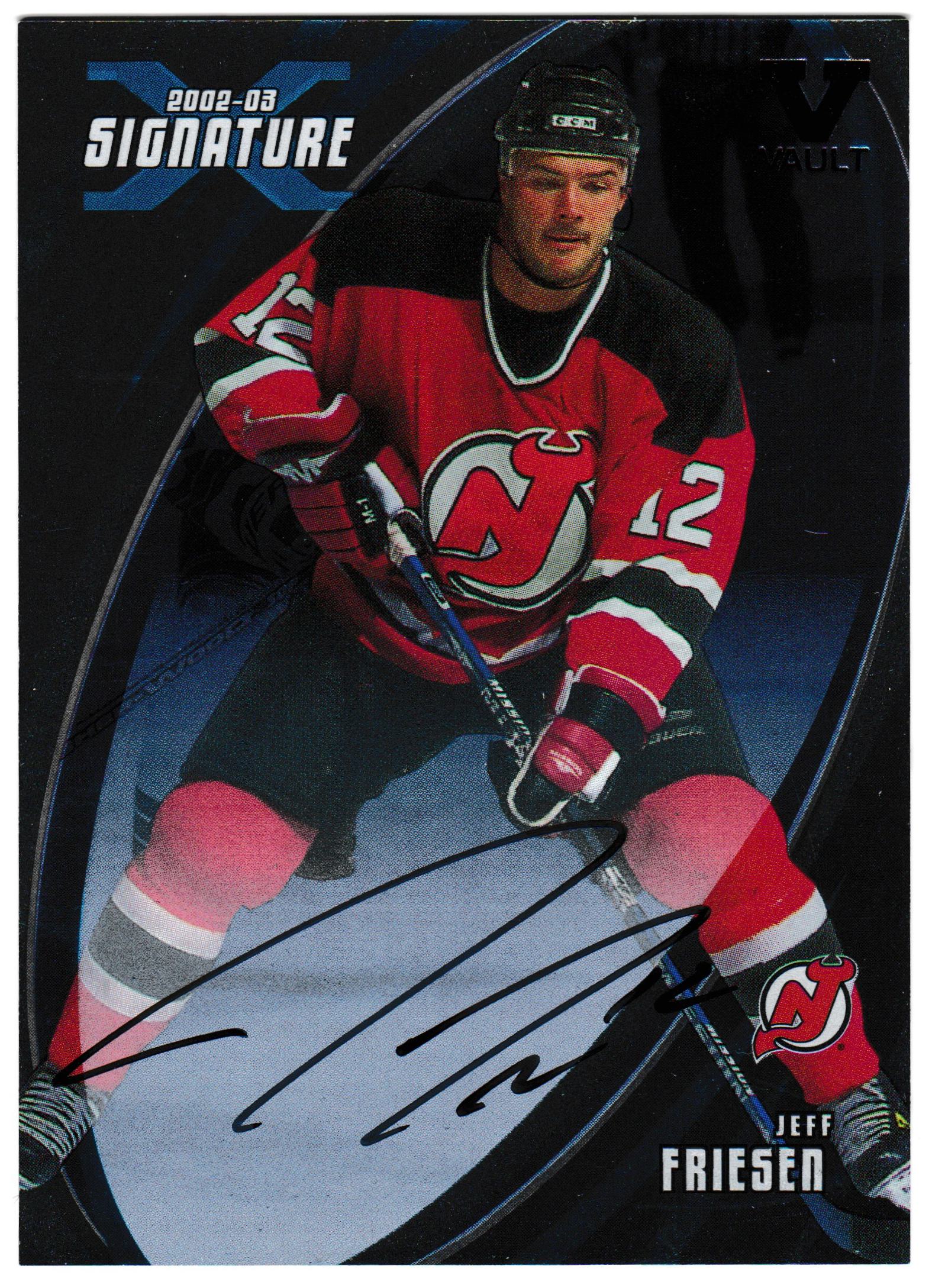 (image for) 2002-03 BAP Signature Series Autographs #109 Jeff Friesen SP VAULT