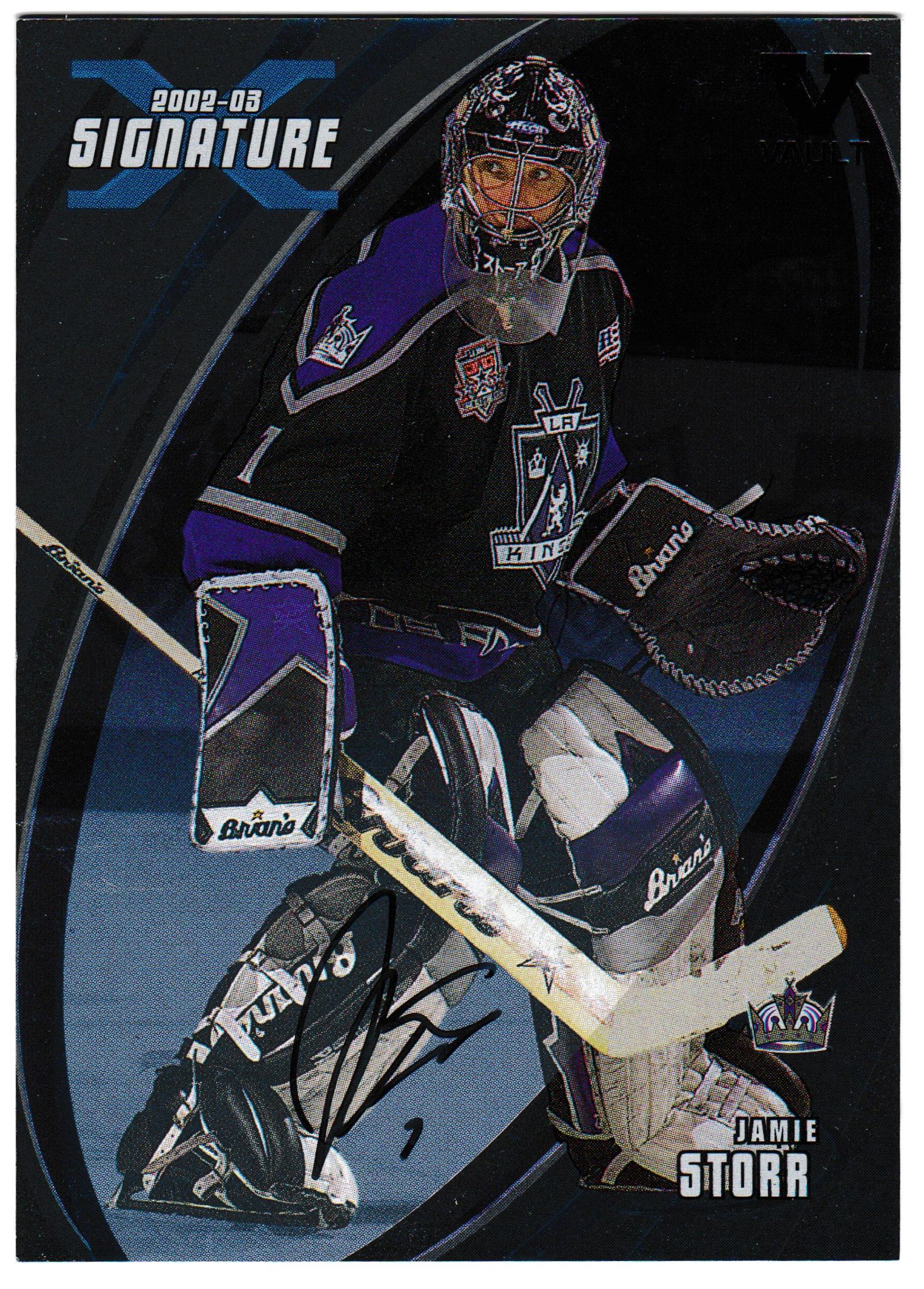 (image for) 2002-03 BAP Signature Series Autographs #33 Jamie Storr VAULT