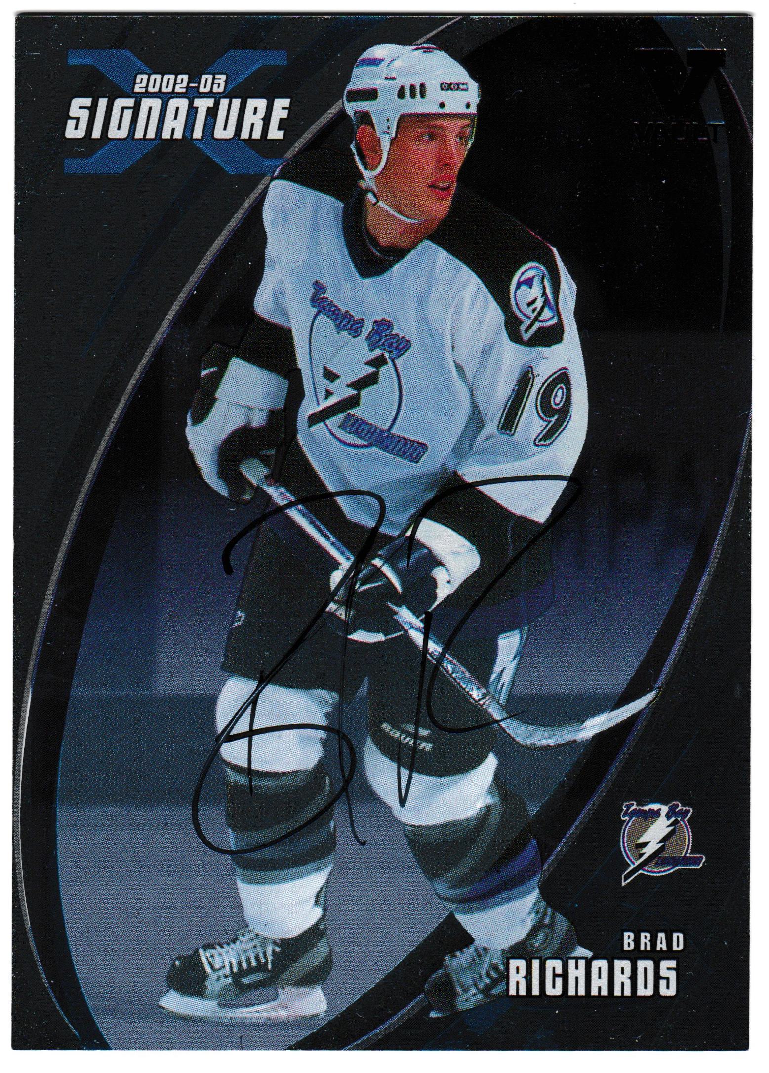 (image for) 2002-03 BAP Signature Series Autographs #16 Brad Richards
