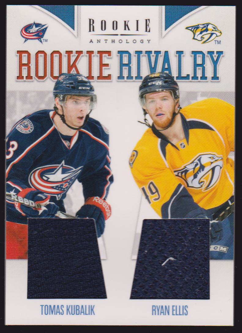 (image for) 2011-12 Panini Rookie Anthology Rookie Rivalry Dual Jerseys #27 Tomas Kubalik/Ryan Ellis