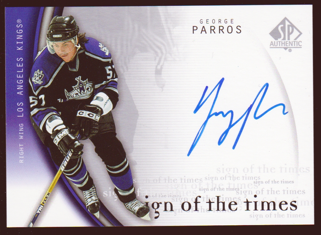 (image for) 2005-06 SP Authentic Sign of the Times #GP George Parros