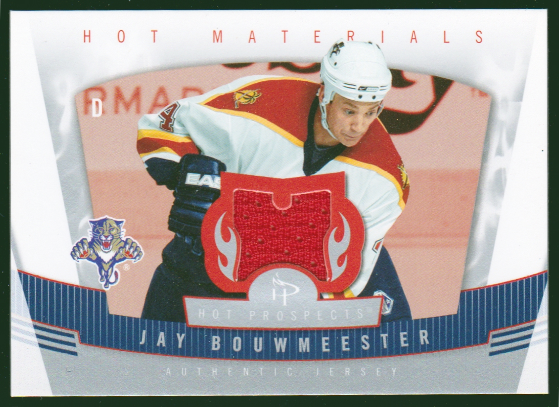 (image for) 2006-07 Hot Prospects Hot Materials #HMJB Jay Bouwmeester