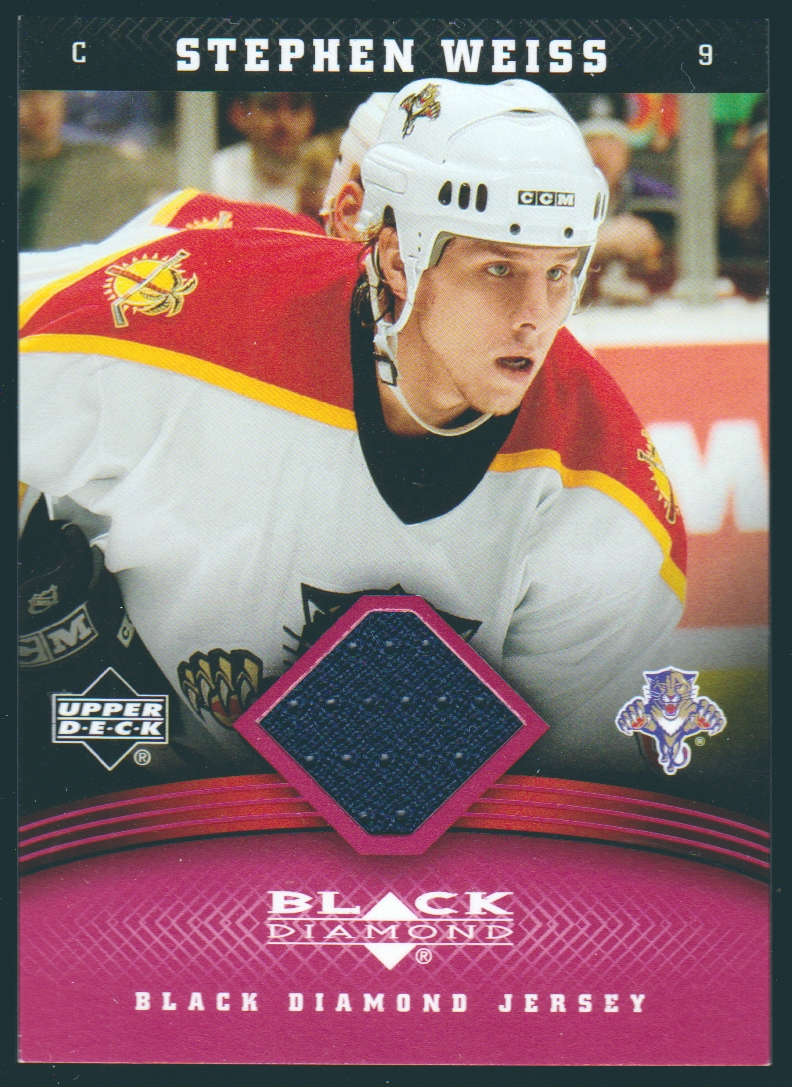 (image for) 2006-07 Black Diamond Jerseys Ruby #JSW Stephen Weiss