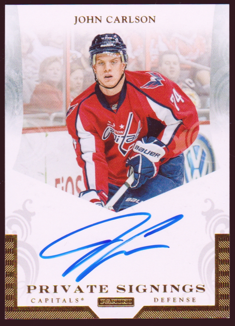 (image for) 2011-12 Panini Private Signings #JC John Carlson - AUTO