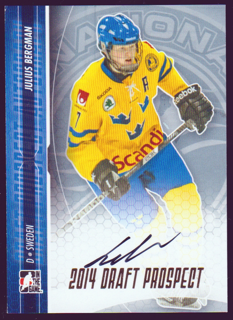 (image for) 2014-15 ITG Draft Prospects Autographs Gold #AJB2 Julius Bergman