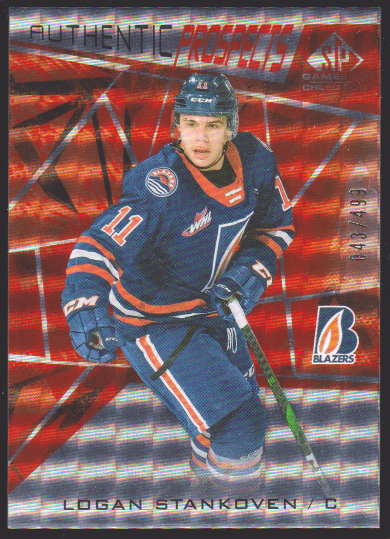(image for) 2021-22 SP Game Used CHL Orange #33 Logan Stankoven