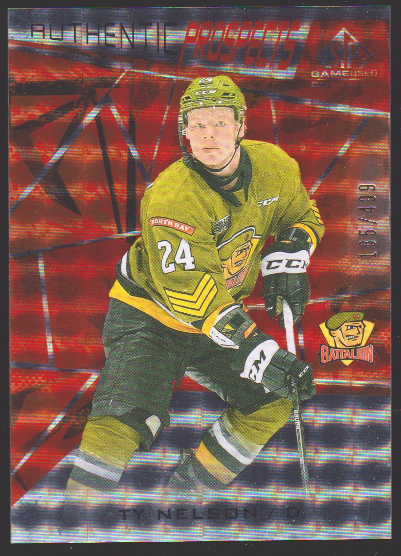 (image for) 2021-22 SP Game Used CHL Orange #17 Ty Nelson