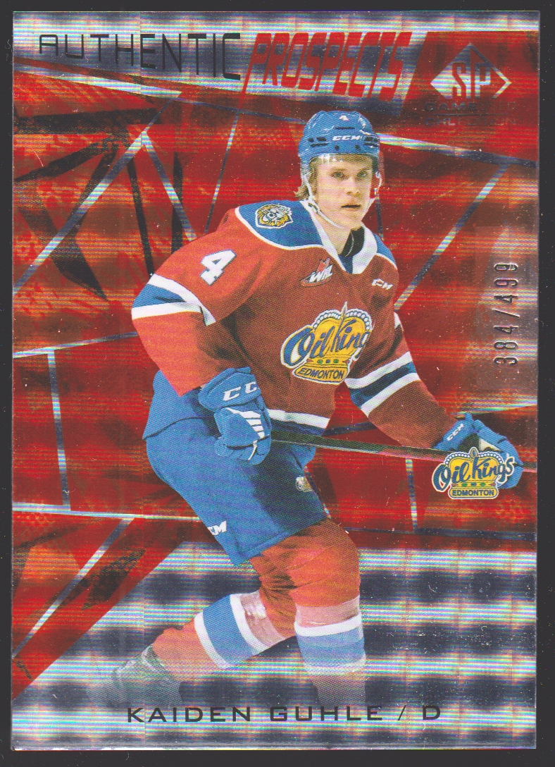 2021-22 SP Game Used CHL Orange #5 Kaiden Guhle (image for) 2021-22 SP Game Used CHL Orange #5 Kaiden Guhle