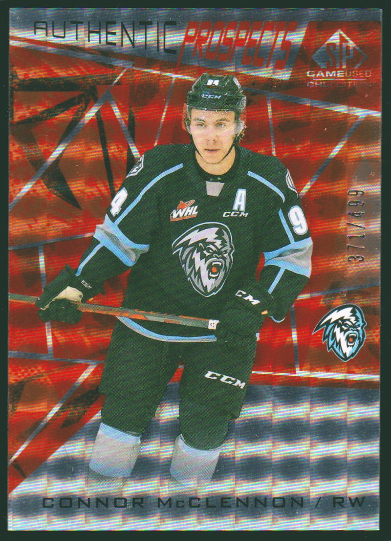 2021-22 SP Game Used CHL Orange #13 Connor McClennon (image for) 2021-22 SP Game Used CHL Orange #13 Connor McClennon