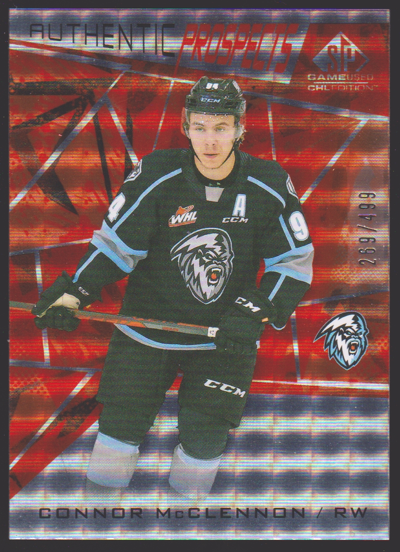 2021-22 SP Game Used CHL Orange #13 Connor McClennon (image for) 2021-22 SP Game Used CHL Orange #13 Connor McClennon