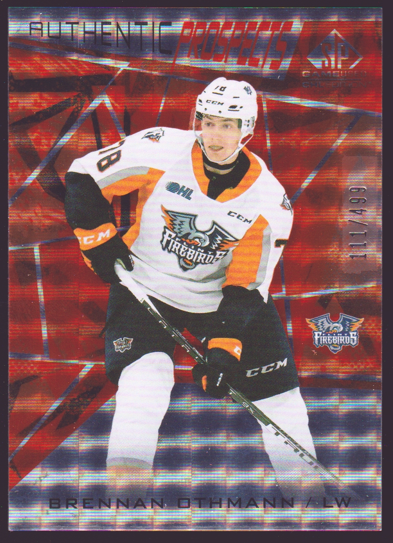 (image for) 2021-22 SP Game Used CHL Orange #47 Brennan Othmann