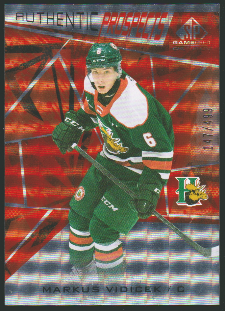 2021-22 SP Game Used CHL Orange #12 Markus Vidicek (image for) 2021-22 SP Game Used CHL Orange #12 Markus Vidicek