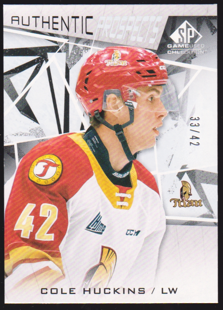 (image for) 2021-22 SP Game Used CHL #69 Cole Huckins 33/42 - XRC - Acadie-Bathurst Titan
