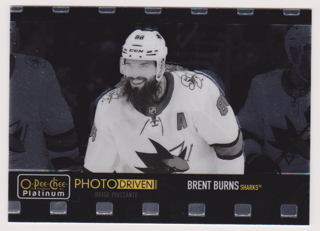 2020-21 O-Pee-Chee Platinum Photo Driven #PD11 Brent Burns (image for) 2020-21 O-Pee-Chee Platinum Photo Driven #PD11 Brent Burns