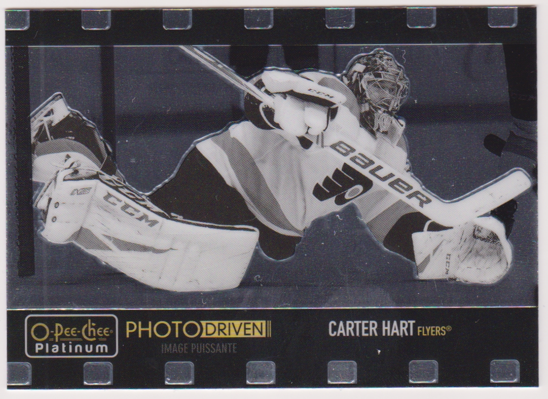 2020-21 O-Pee-Chee Platinum Photo Driven #PD17 Carter Hart (image for) 2020-21 O-Pee-Chee Platinum Photo Driven #PD17 Carter Hart