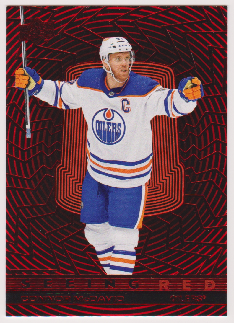 (image for) 2023-24 Upper Deck Seeing Red #SR97 Connor McDavid