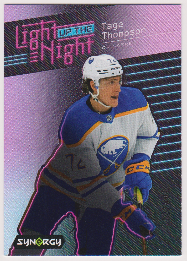 (image for) 2023-24 Synergy Light Up the Night Pink #LNTT Tage Thompson 363/699
