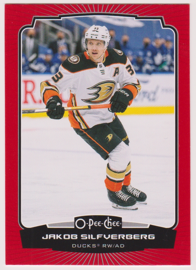2022-23 O-Pee-Chee Red #395 Jakob Silfverberg (image for) 2022-23 O-Pee-Chee Red #395 Jakob Silfverberg