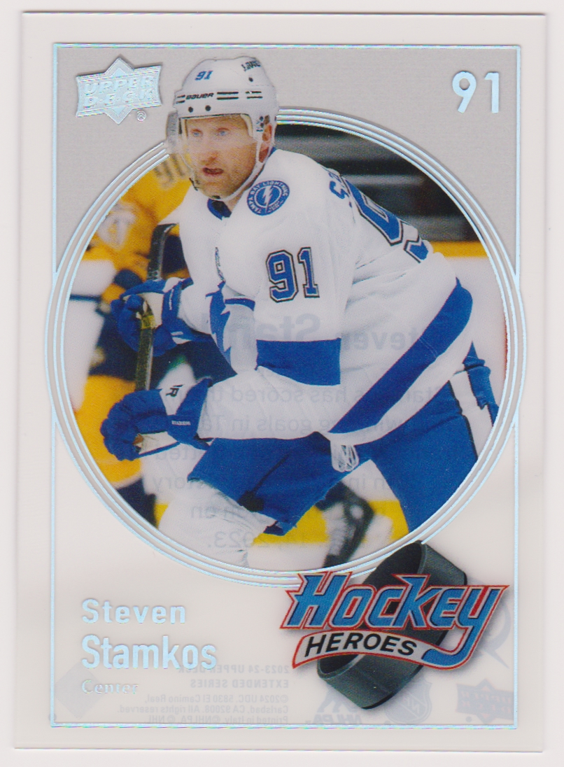 (image for) 2023-24 Upper Deck Hockey Heroes #HH9 Steven Stamkos