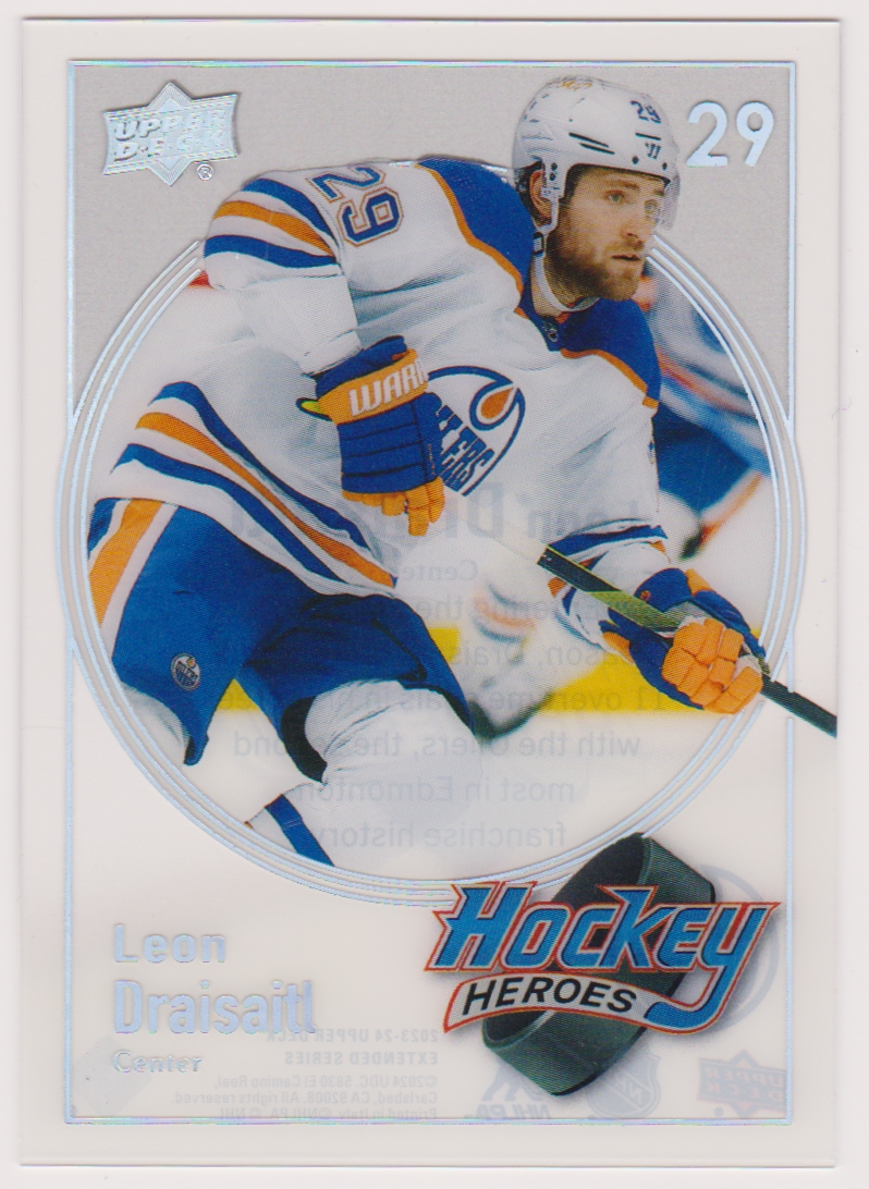 (image for) 2023-24 Upper Deck Hockey Heroes #HH24 Leon Draisaitl