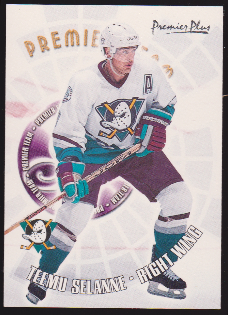 2000-01 Topps Premier Plus Team #PT10 Teemu Selanne (image for) 2000-01 Topps Premier Plus Team #PT10 Teemu Selanne