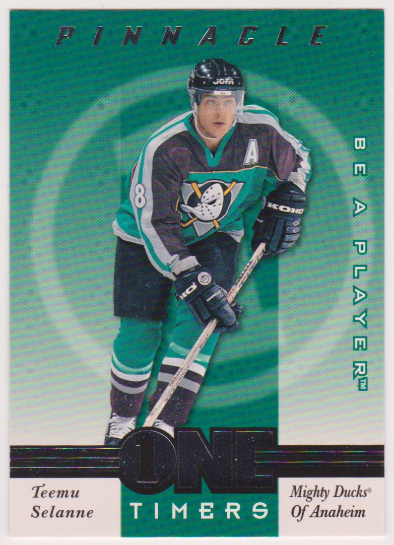 1997-98 Be A Player One Timers #8 Teemu Selanne (image for) 1997-98 Be A Player One Timers #8 Teemu Selanne