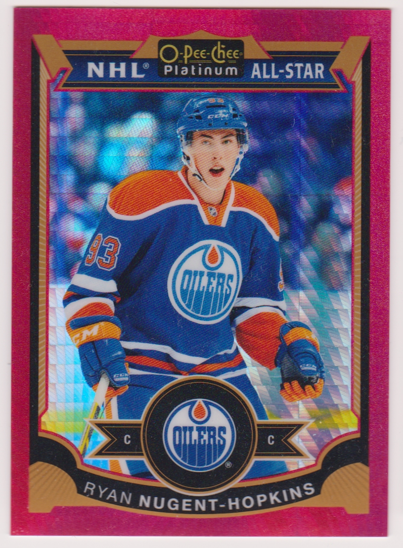 2015-16 O-Pee-Chee Platinum Red Prism #4 Ryan Nugent-Hopkins 005/149 (image for) 2015-16 O-Pee-Chee Platinum Red Prism #4 Ryan Nugent-Hopkins 005/149