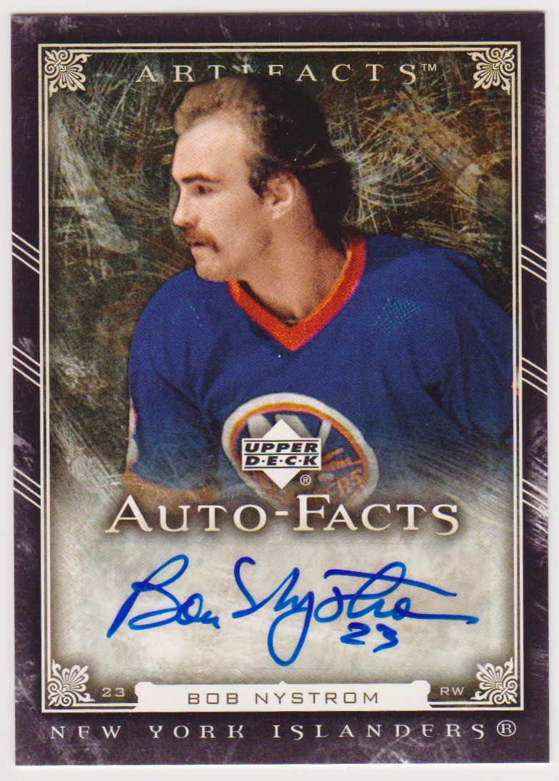 2006-07 Artifacts Autofacts #AFBN Bob Nystrom (image for) 2006-07 Artifacts Autofacts #AFBN Bob Nystrom