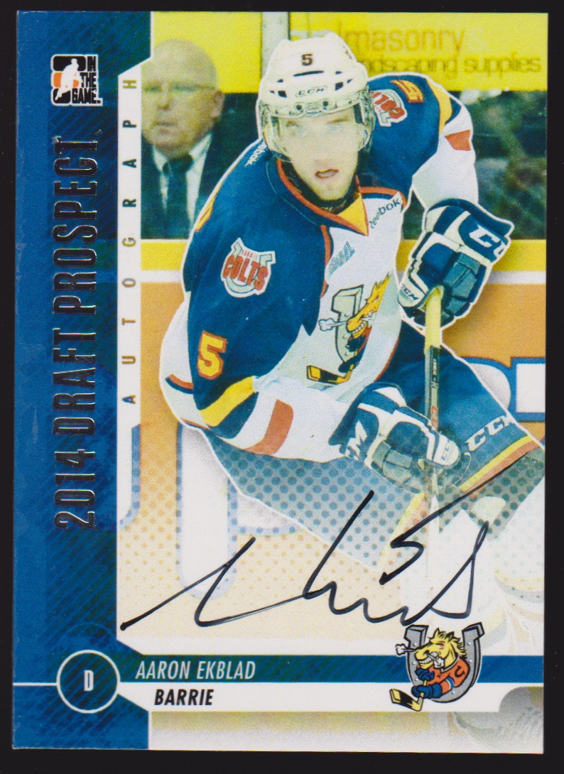 (image for) 2012-13 ITG Draft Prospects Autographs #AAE2 Aaron Ekblad