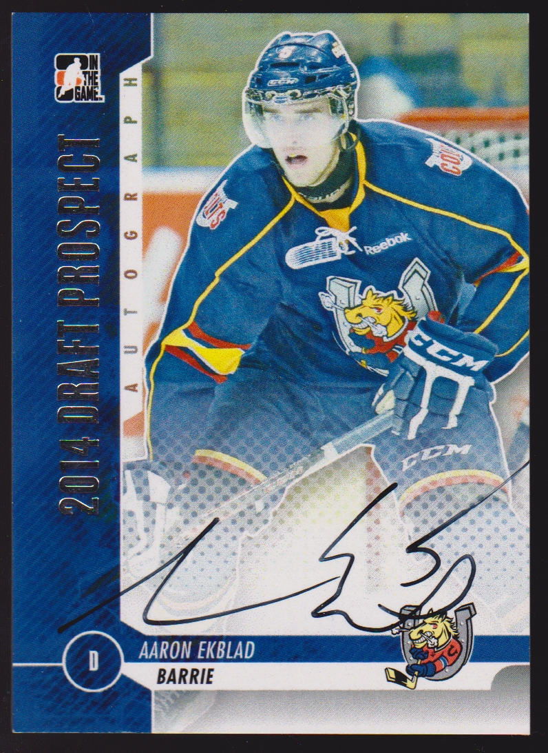 (image for) 2012-13 ITG Draft Prospects Autographs #AAE Aaron Ekblad
