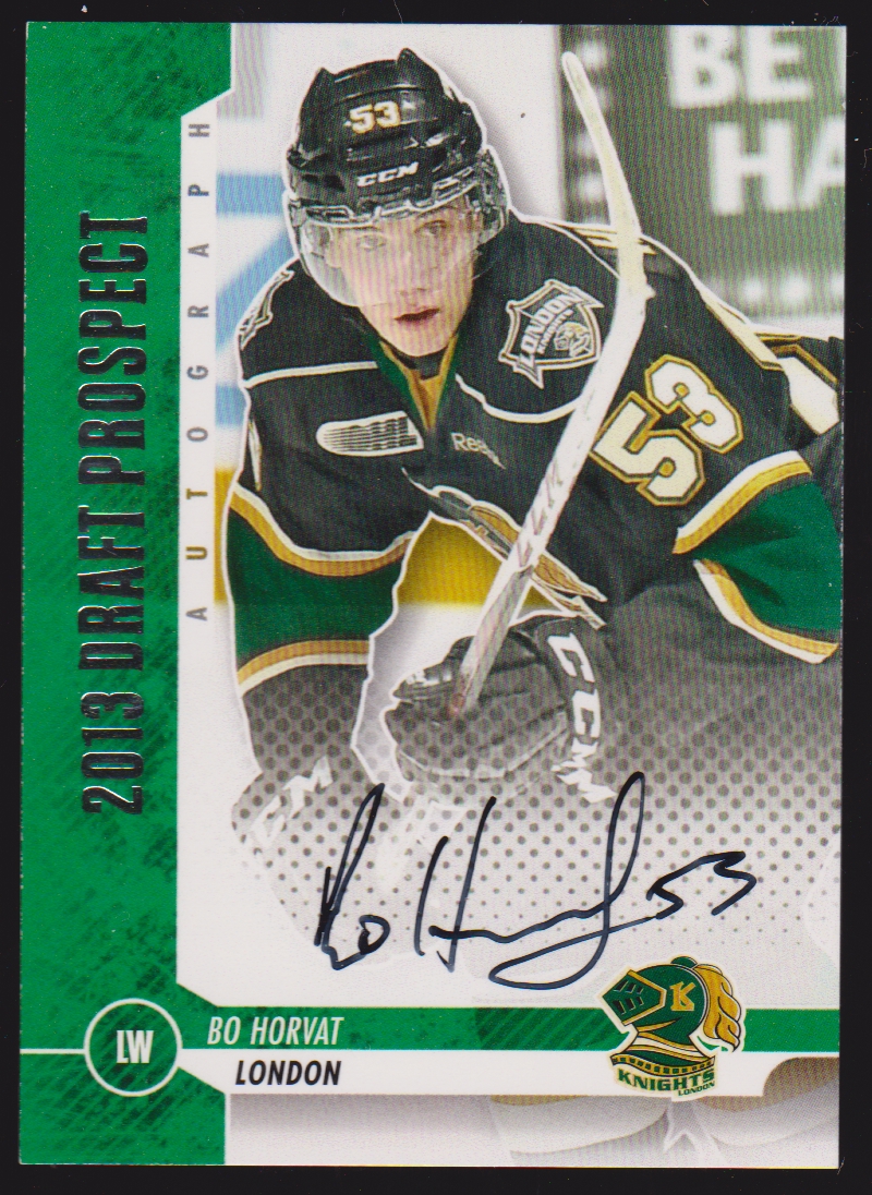(image for) 2012-13 ITG Draft Prospects Autographs #ABH2 Bo Horvat